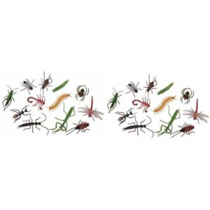 24x Plastic speelgoed insecten 10146469