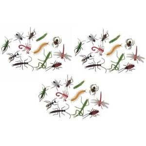 36x Plastic speelgoed insecten 10146470