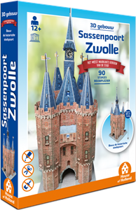 3D Gebouw - Sassenpoort Zwolle (90 stukjes) 25779248417