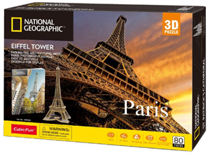 3D Puzzel - Eiffel Tower (80 stukjes) 40092860666