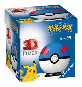 3D Puzzel - Pokemon Greatball (54 stukjes) 30874584521