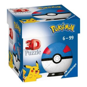 3D Ball Puzzles 54 stukjes - Super Ball / Pokémon 3365126