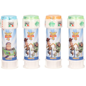 4x Disney Toy Story bellenblaas flesjes met bal spelletje in dop 60 ml voor kinderen 10334596