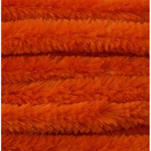50x Oranje chenille draad 14 mm x 50 cm 10188138