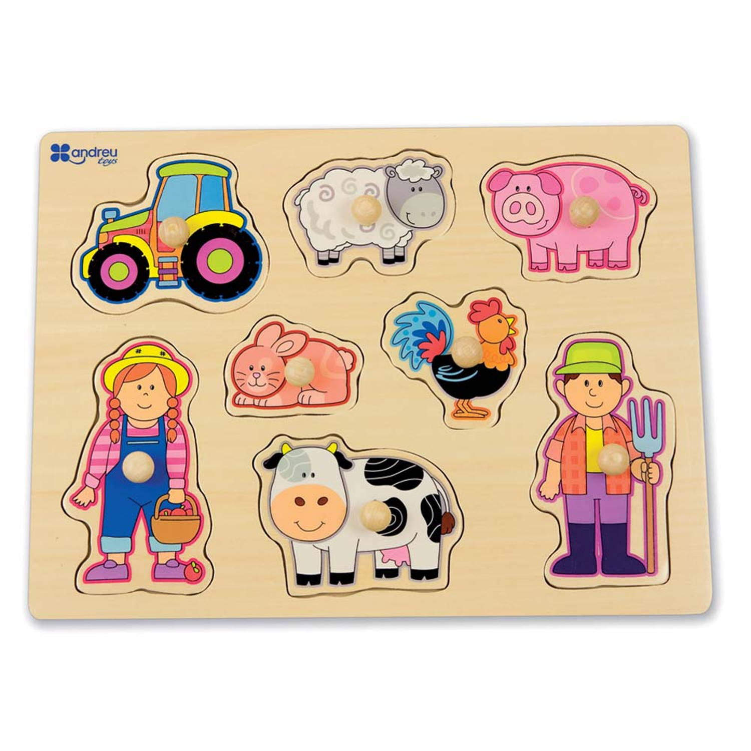 Andreu Toys ANDREU - Puzzel boerderij 4613543