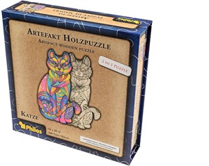 Artefact Houten Puzzel - Kat (160 stukjes) 34085725291