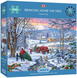 Bringing Home the Tree Puzzel (1000 stukjes) 36196455832