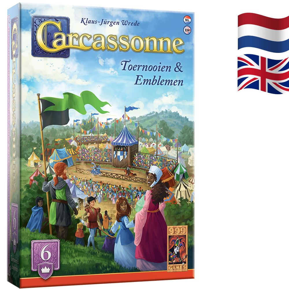 Carcassonne: Toernooien & Emblemen Uitbreiding 6 - Bordspel 13450