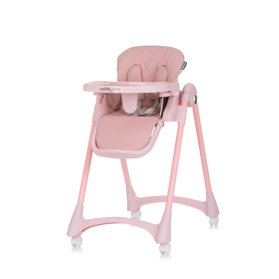 Chipolino Candy Shop Kinderstoel met Eetblad & Zitkussen Flamingo 1034355