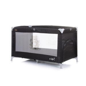 Chipolino Capri Opvouwbaar Campingbedje met Zijingang Ebony Zwart 1032927