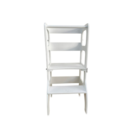 Chipolino Educatief 2 in 1 Houten Leertoren voor Kinderen Wit 1034358