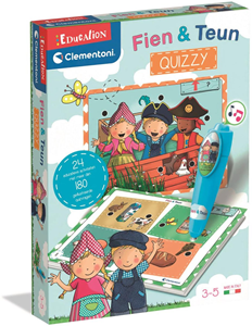 Clementoni - Leerspel Fien en Teun Quizzy 43072312164
