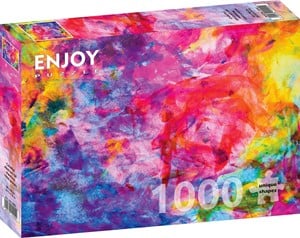 Colourful Abstract Oil Painting Puzzel (1000 stukjes) 40283594224