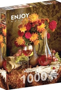 Dahlias and Wine Puzzel (1000 stukjes) 40756379796