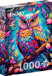Dazzling Owl Puzzel (1000 stukjes) 44356376217