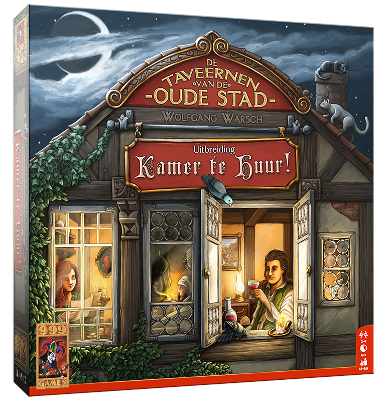 De Taveernen van de Oude Stad Uitbreiding: Kamer te Huur! - Bordspel 13450