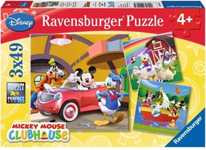 Disney Mickey Mouse Puzzel (3x49 stukjes) 40092861106
