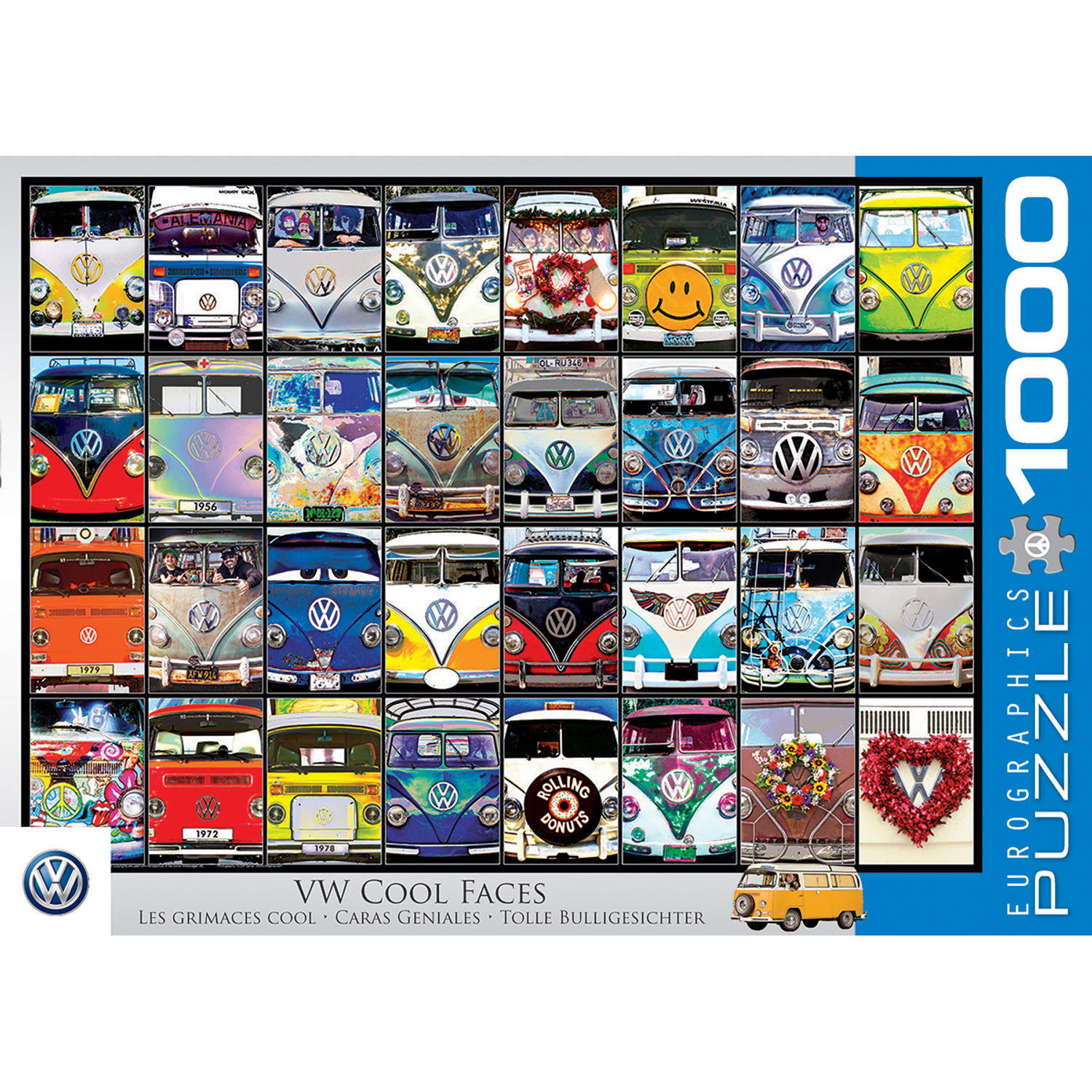 Eurographics puzzel VW Cool Faces - 1000 stukjes 3985973