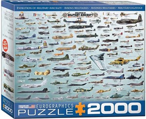 Evolution of Military Aircraft Puzzel (2000 stukjes) 36032544078