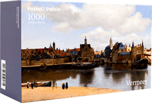 Gezicht op Delft - Johannes Vermeer Puzzel (1000 stukjes) 43673830370