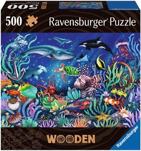 Houten Puzzel - Onder De Zee (500 stukjes) 35485283034