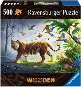 Houten Puzzel - Tijger In De Jungle (500 stukjes) 35485283036