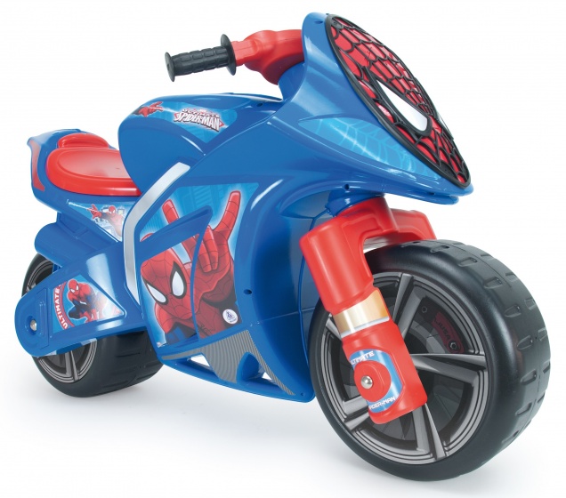 Injusa loopmotor Ultimate Spider Man 95 cm blauw/rood 228368