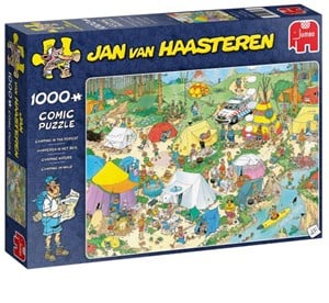 Jan van Haasteren - Kamperen in het Bos Puzzel (1000 stukjes) 27379486909