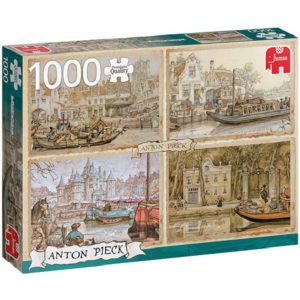Jumbo legpuzzel Anton Pieck: Canal Boats 1000 stukjes 2387367