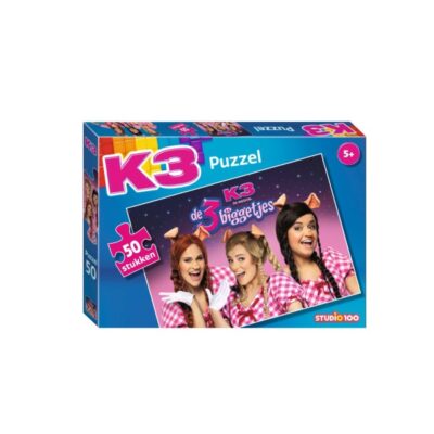 K3 Puzzel 3 Biggetjes 50 stukjes 163020