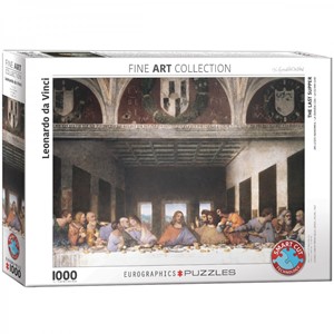 Leonardo da Vinci - The Last Supper Puzzel (1000 stukjes) 30729514095