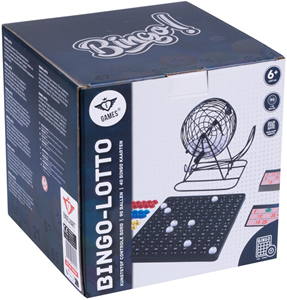 Lottomolen Zwart Metaal 90 ballen (13