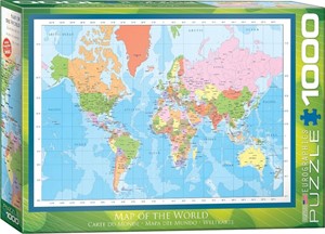 Map of the World Puzzel (1000 stukjes) 27739104463