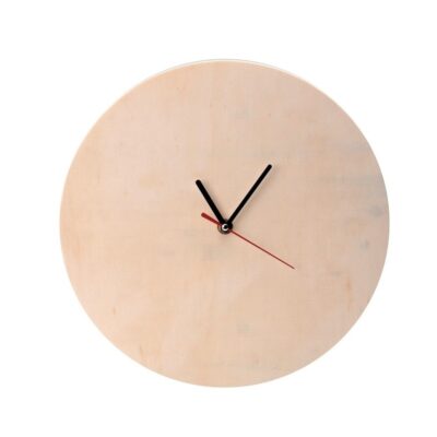 Onbedrukte houten klok 30 cm 10107508