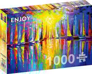 Rainbow Sailboats Puzzel (1000 stukjes) 40283598898