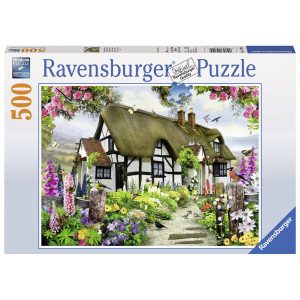 Ravensburger puzzel idyllische cottage - 500 stukjes 1382912