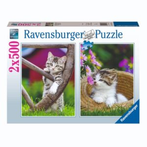 Ravensburger Puzzel Poezen 2 X 500 Stukjes 162757