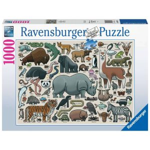 Ravensburger puzzel Wilde dieren 1000st 3544580