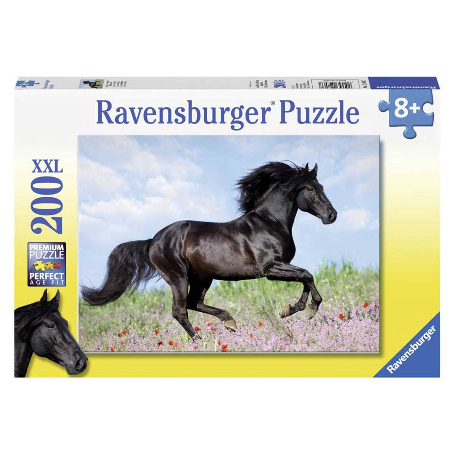 Ravensburger puzzel XXL zwarte hengst - 200 stukjes 1347487