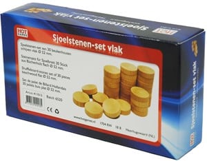 Sjoelstenen Set 52mm (30 stuks) 43486413038