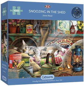 Snoozing in the Shed - Steve Read Puzzel (1000 stukjes) 40092862599