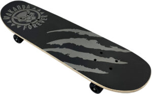 Stamp skateboard Black Panther 71 x 20 cm zwart 1018059