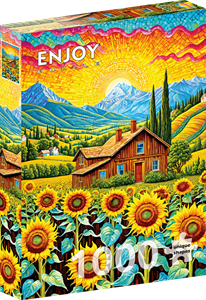 Sunflower House Puzzel (1000 stukjes) 40092862689