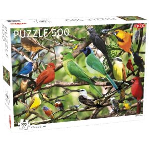 Tactic legpuzzel exotische vogels 47 x 31 cm 500 stukjes 2446677