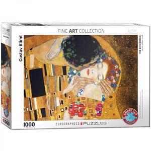 The Kiss (Detail) - Gustav Klimt Puzzel (1000 stukjes) 40356778275