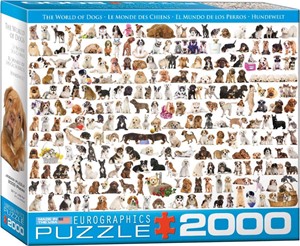 The World of Dogs Puzzel (2000 stukjes) 40356778282