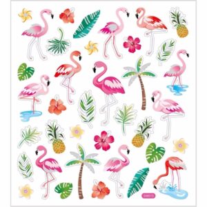 Tropische vogels en deco stickers 37 stuks 10094026
