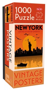 Vintage Cities - New York Poster Puzzel (1000 stukjes) 37420044585
