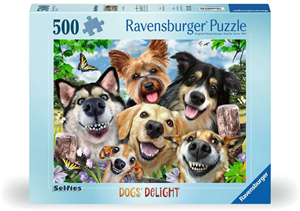 Vrolijke Honden Puzzel (500 stukjes) 40092862944