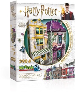 Wrebbit 3D Puzzel - Harry Potter Madam Malkin's & Florean Fortescue's Ice Cream 42645807899